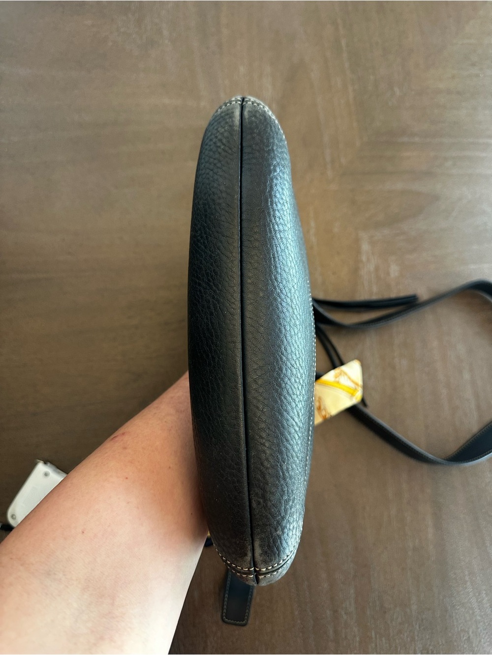Coach Black Pebbled Leather Hobo Shoulder Bag - Picture 13 of 15